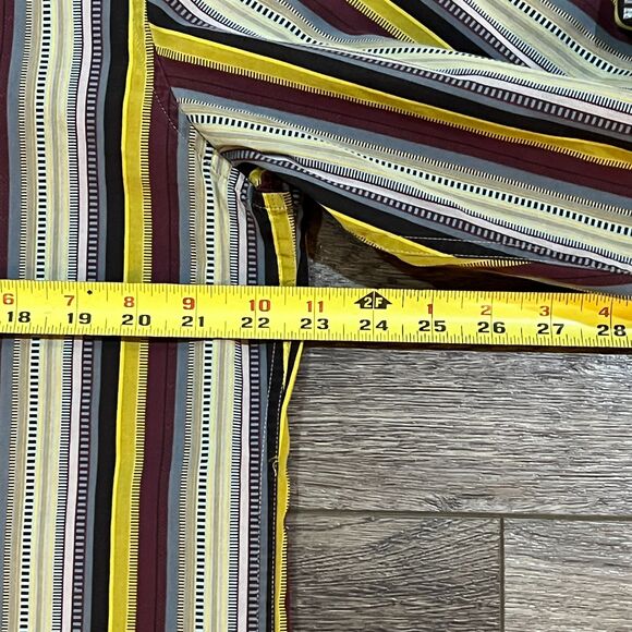 Robert Graham Multicolor Long Sleeve Bright Loud Colorful Dress Shirt Mens Large - Picture 9 of 10